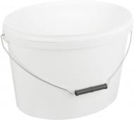 Відро ПЛАСТ-БОКС господарське 10 л без кришки біле